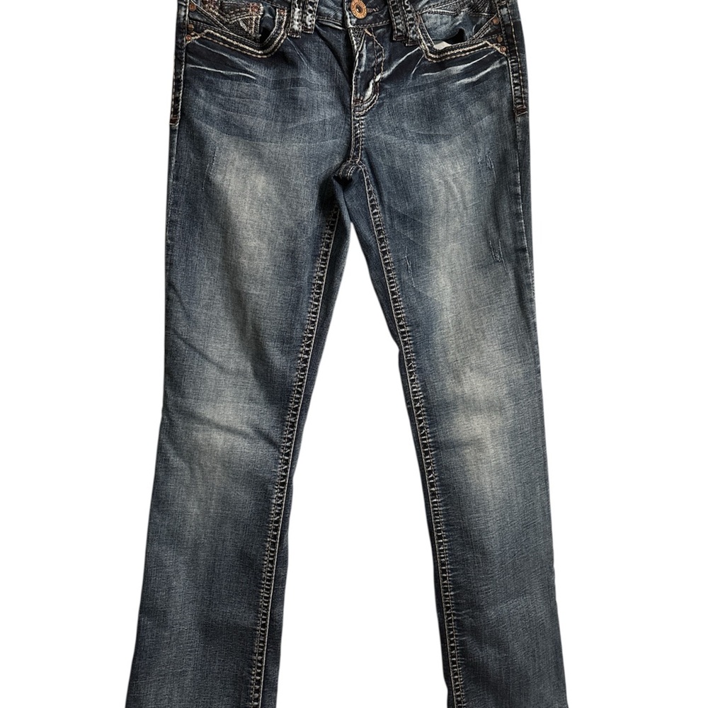 Hydraulic Dark Blue Boot Cut Jeans